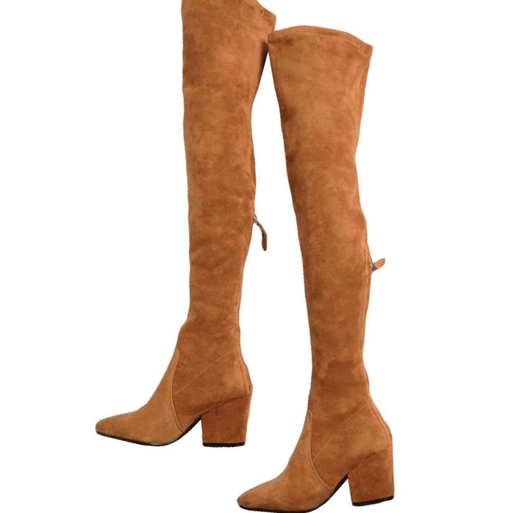 Goodnight Macaroon Over the Knee Boots Brand New